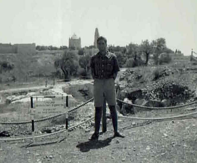 Overlooking the occupied Old City of Jerusalem